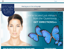 Tablet Screenshot of bytownbeauty.com
